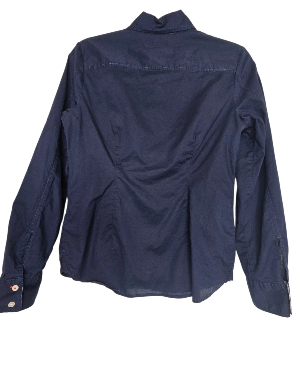 Tommy Hilfiger dark blue two-pocket button-up shirt - Picture 2 of 5